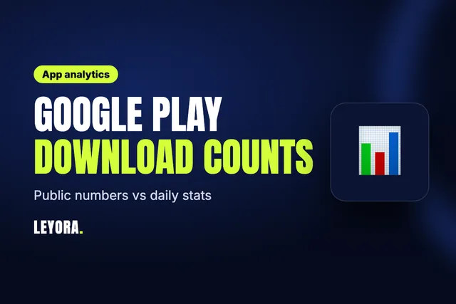 Cover reading Google Play download counts