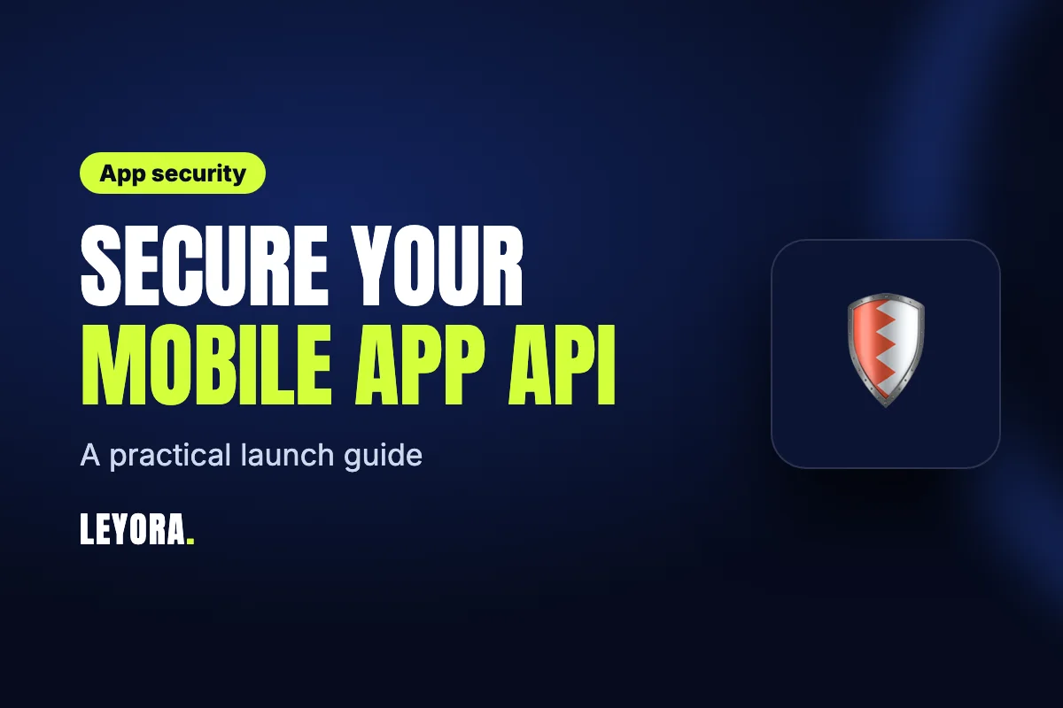 Cover reading Secure your mobile app API
